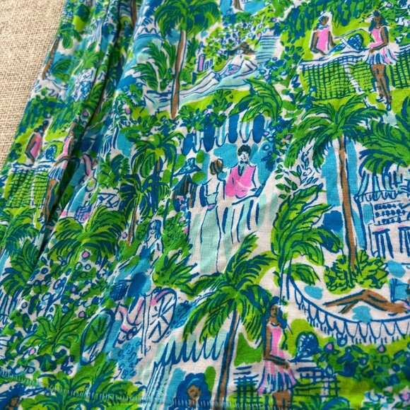 Lilly Pulitzer Women's Medium Long-Sleeved Multicolor Tunic Shirt - Picture 8 of 10